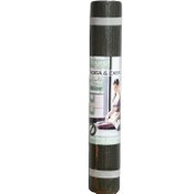 Wholesale - 68"x24" (4mm) ADURO BLACK YOGA & EXERCISE MAT W/CARRYING STRAP C/P 12, UPC: 849813015494